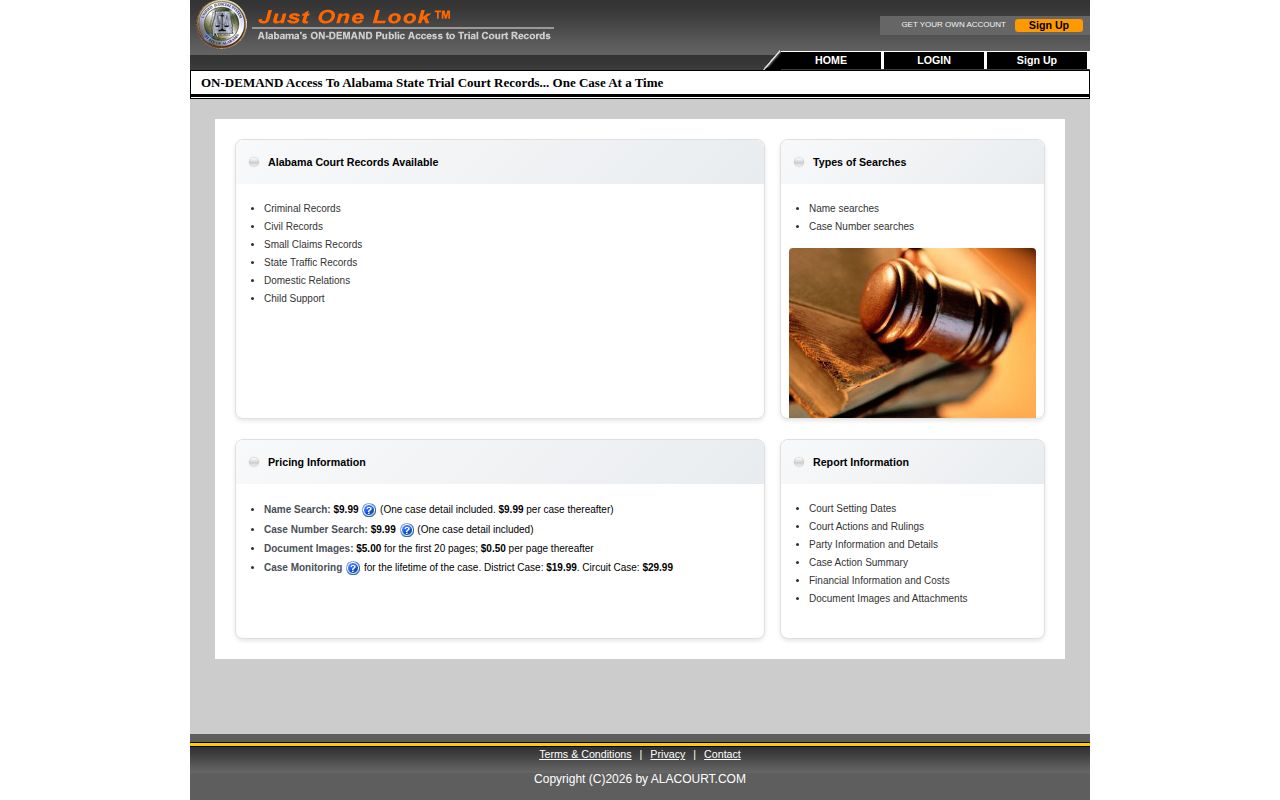 Marengo County daily arrest report follow-up in Alabama Just One Look
